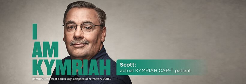 I AM KYMRIAH campaign image of Scott