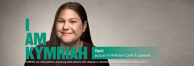I AM KYMRIAH campaign image of Tori